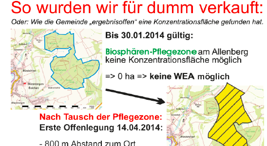 Flyer zur 2. Offenlegung inkl. Vorlagen zum Widerspruch