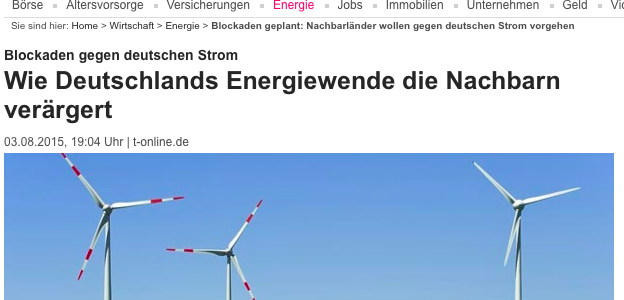 Wie Deutschlands Energiewende die Nachbarn verärgert