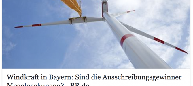 Das EEG erschließt wohl wieder neue konstruktive „Gestaltungsmöglichkeiten“ Beitrag des br.de vom 03.06.2017