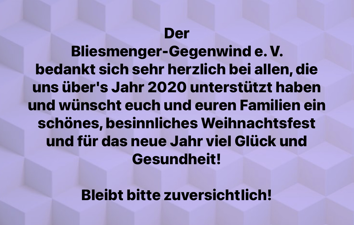 Weihnachten/Neujahr 2020/21