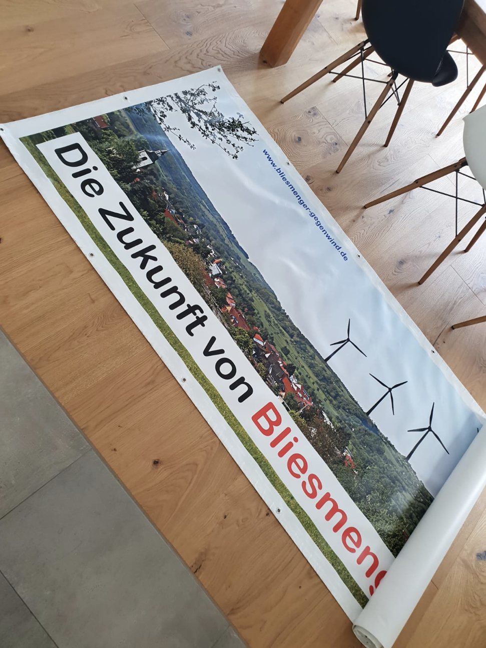Abstimmung über eine Bürgerbefragung zum Bau von Windkraftwerken auf dem Allenberg am 19. Januar 2022 im Gemeinderat